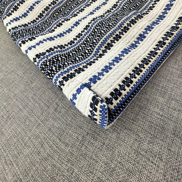 GAP Boho Shorts Striped‎ Embroidered Side Zipper Mid Rise Cotton Blend Size 4 - Picture 8 of 12